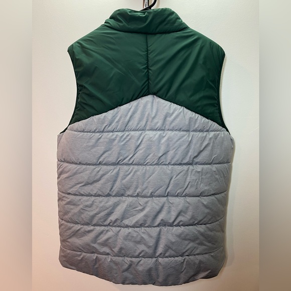 Nike Michigan State Spartans MSU Puffer Vest Gray Green Men's Size L - Picture 3 of 10